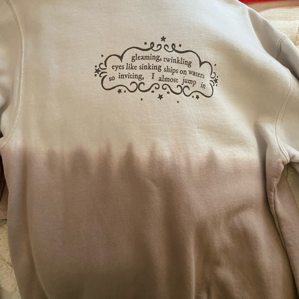 Gold Rush Crewneck - Evermore Taylor Swift
